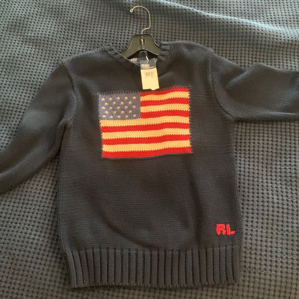 Vintage Ralph Lauren class 1 boys small American sweater